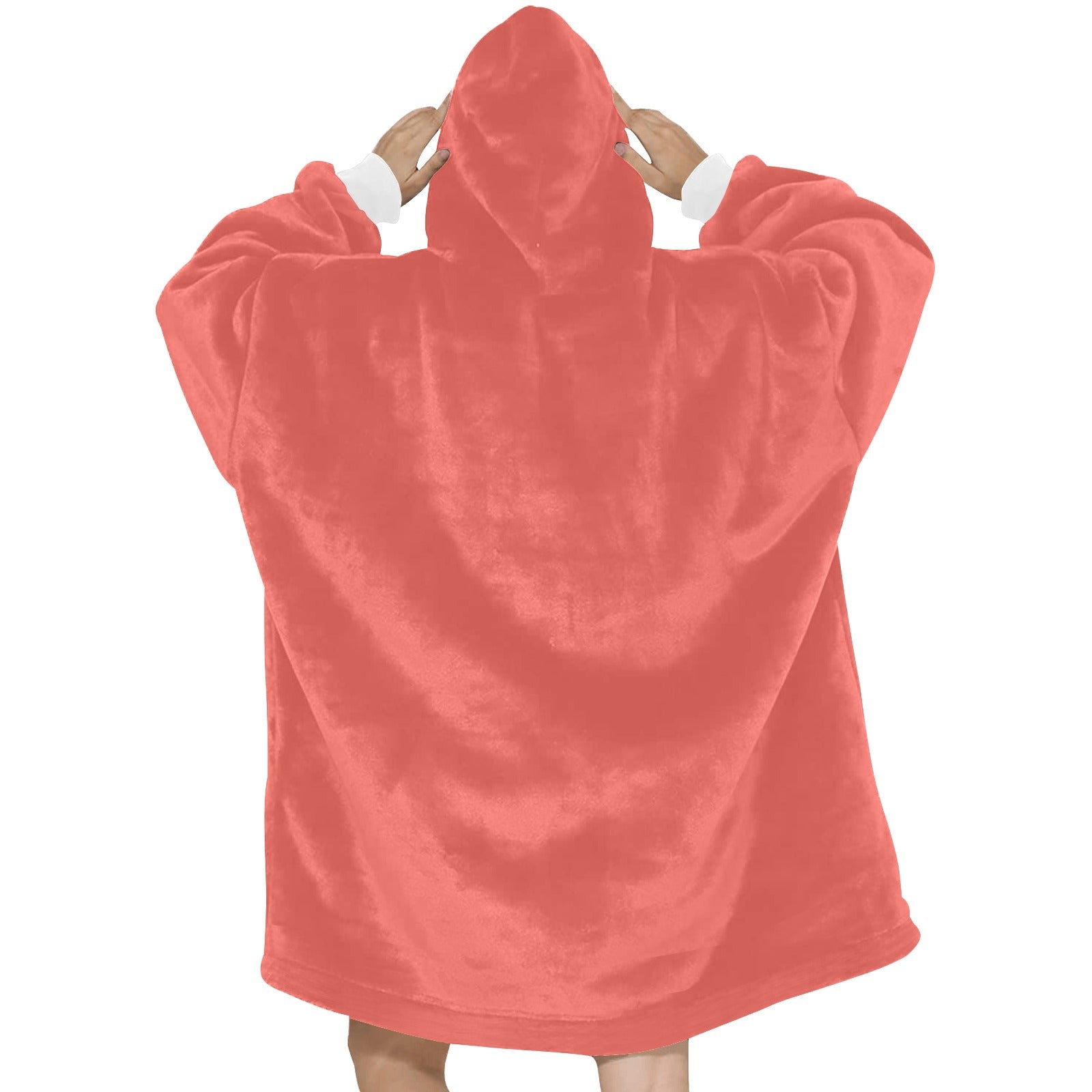 Women's Terra Cotta Solid Blanket Hoodie