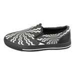 Women's Swirling Vortex Abstract Slip-on Shoes