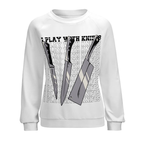 Women's Knife Play Abstract Sweatshirt