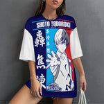 Women's Shoto My Hero Academia Anime Oversized T-shirt