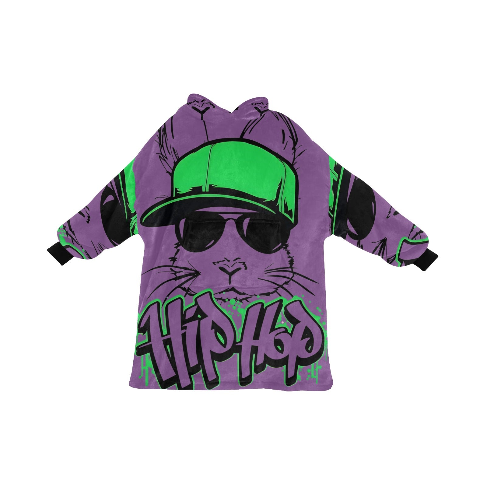 Men's Hip Hop Streetwear Blanket Hoodie