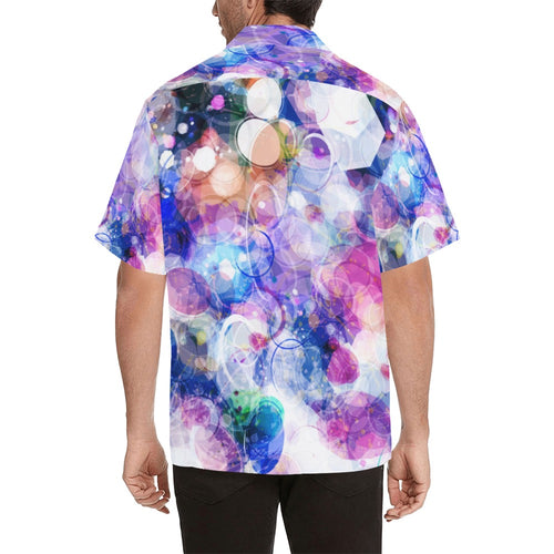 Men's Party Print Abstract Half Sleeve Shirt