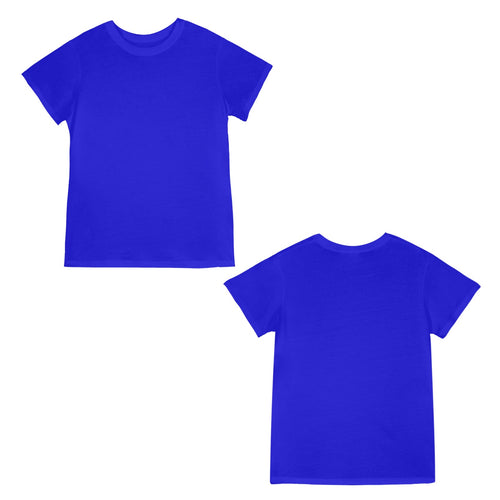 Women's Persian Blue Solid Classic T-shirt