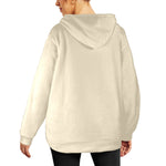 Women's Wine Magician Abstract Flannel Hoodie