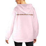 Women's Chocolate Streetwear Flannel Hoodie