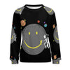Women's Moon Smile Abstract Sweatshirt