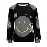 Women's Moon Smile Abstract Sweatshirt
