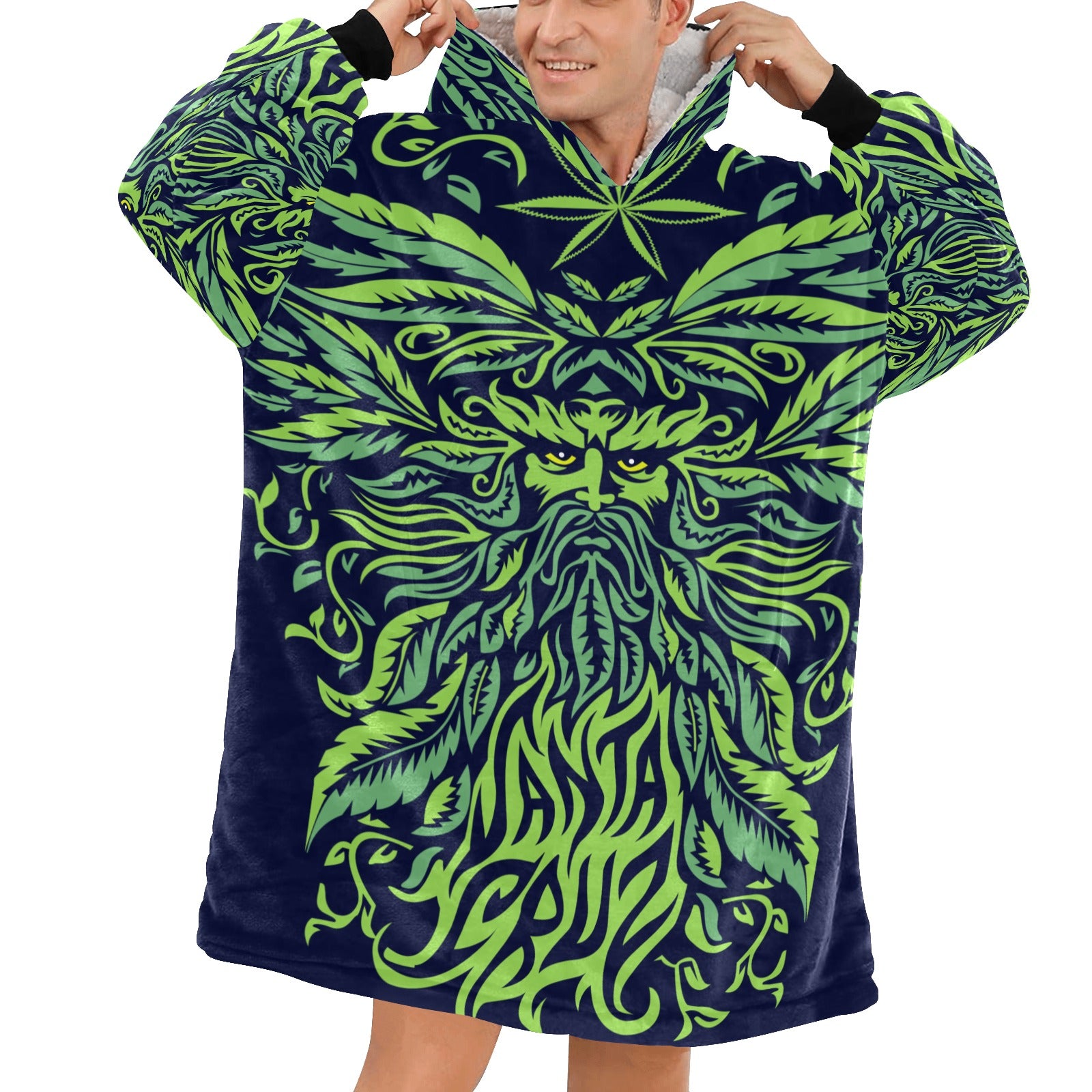 Men's Psychedelic Trippy Blanket Hoodie