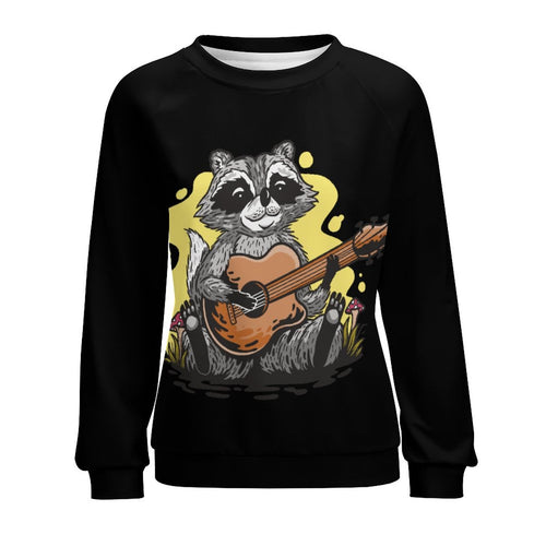 Women's Chilling in Woods Abstract Sweatshirt