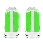 Women's Neon Green Solid High Top Shoes