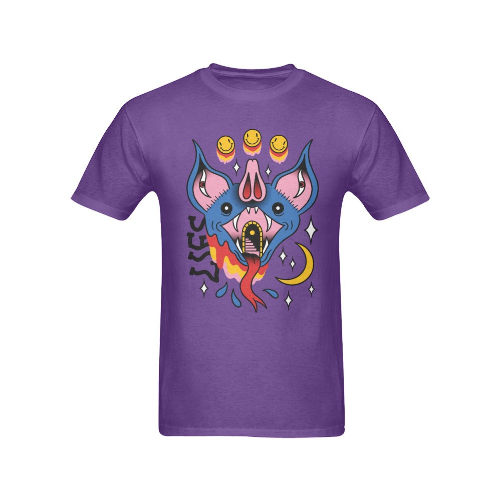 Men's Bat Gate Streetwear Classic Fit T-shirt