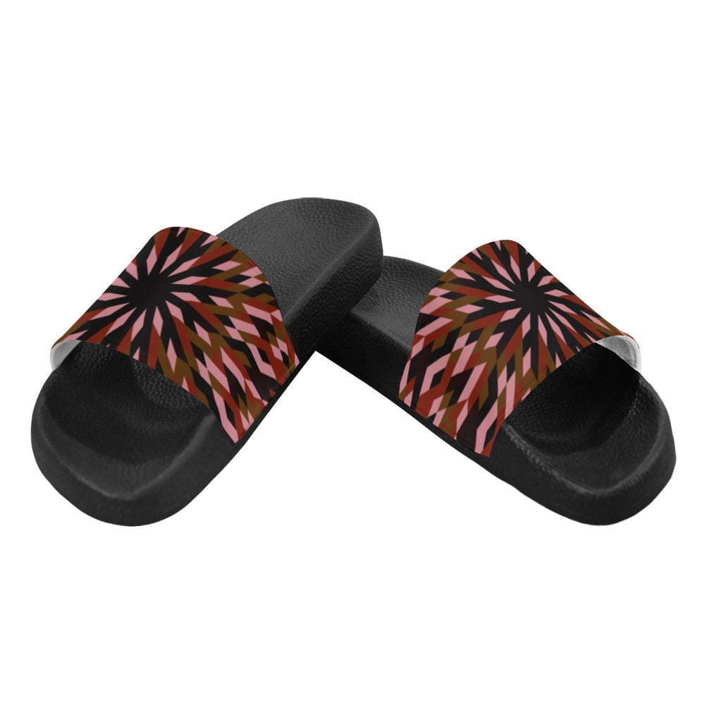 Women's Ember Burst Abstract Slider Sandals