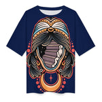 Women's Void Face Acid & Punk Oversized T-shirt