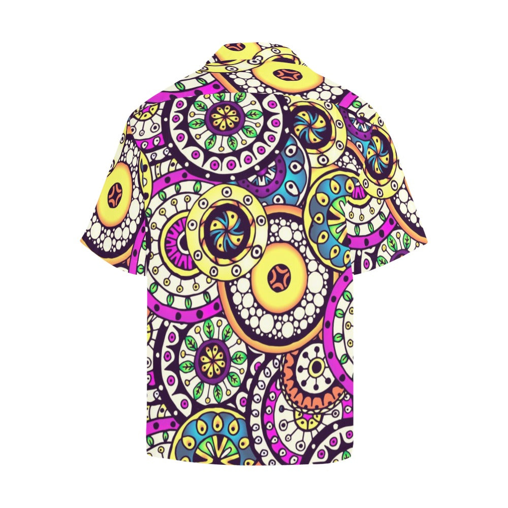 Men's Kaelith Orwyn Abstract Half Sleeve Shirt