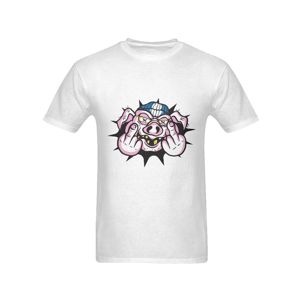Men's Pig Dude Streetwear Classic Fit T-shirt