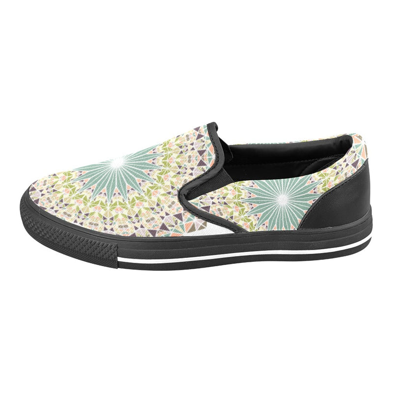 Women's Ethereal Bloom Abstract Slip-on Shoes