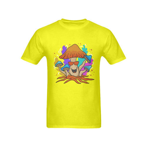 Men's Happy Mushroom Streetwear Classic Fit T-shirt