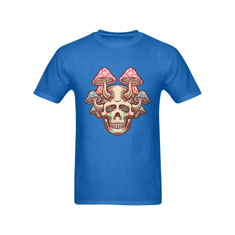 Men's Mushroom Skull Streetwear Classic Fit T-shirt