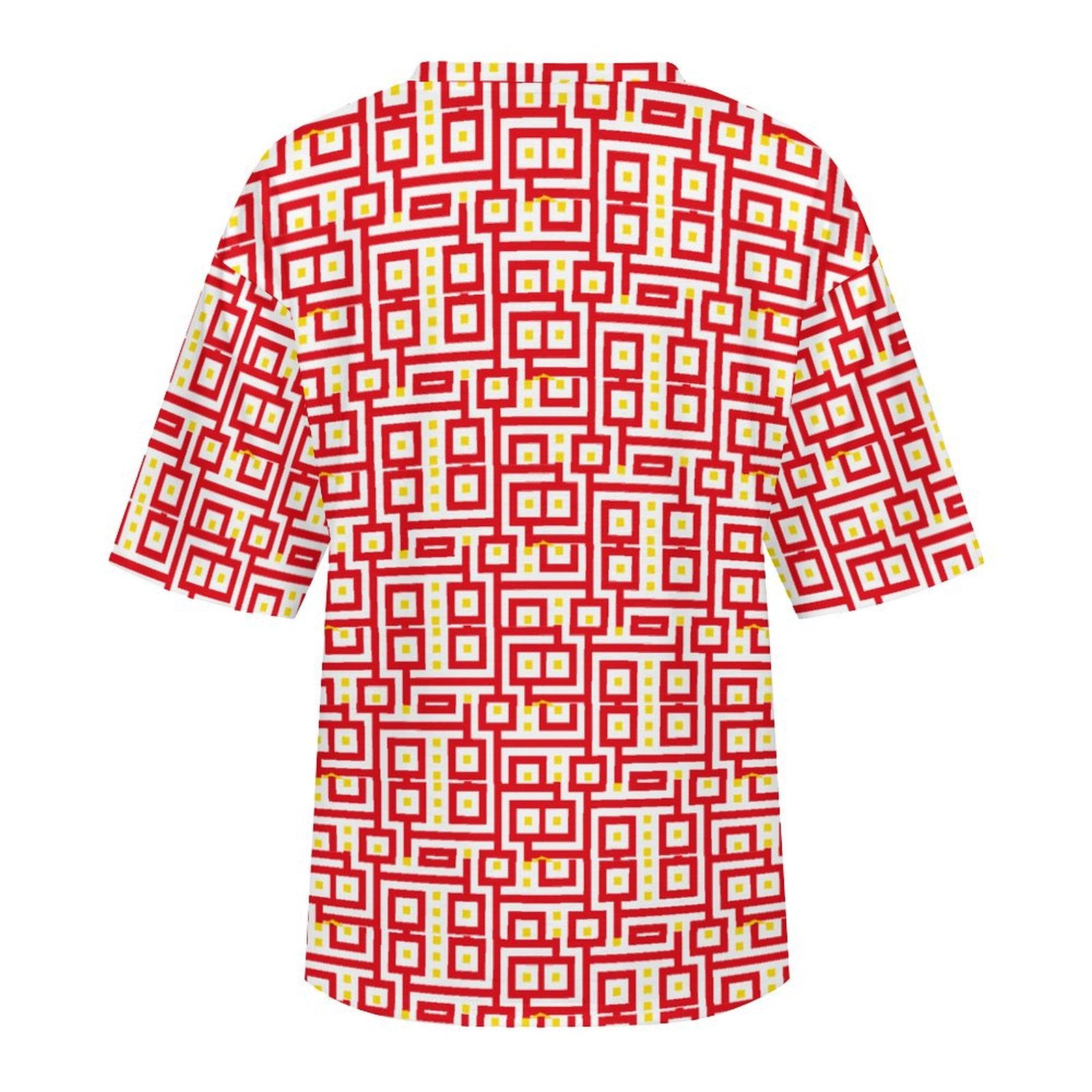 Women's Psychedelic Maze Acid & Punk Oversized T-shirt