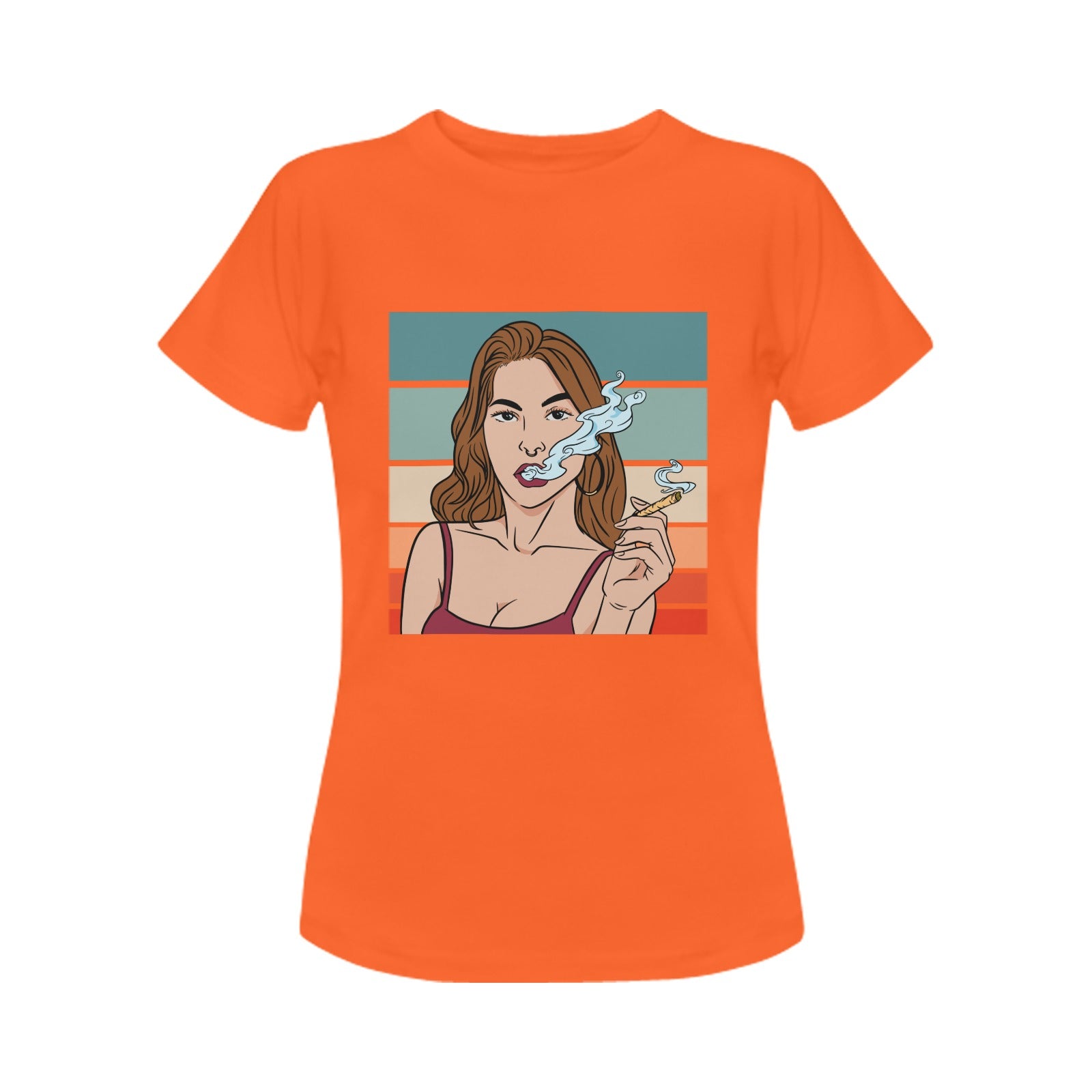 Women's Smoker Acid & Punk Classic Fit T-shirt