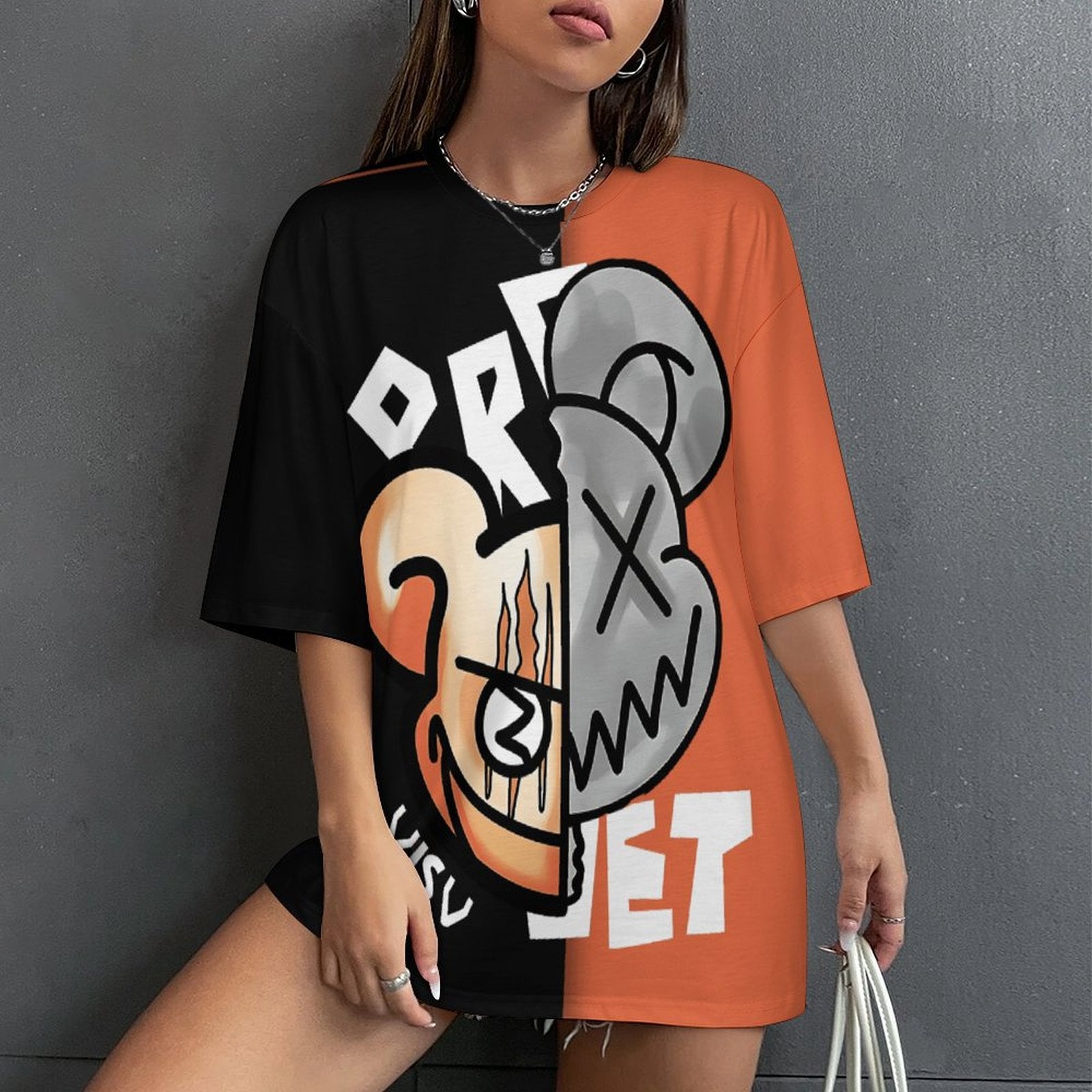 Women's 2 Minds Streetwear Oversized T-shirt