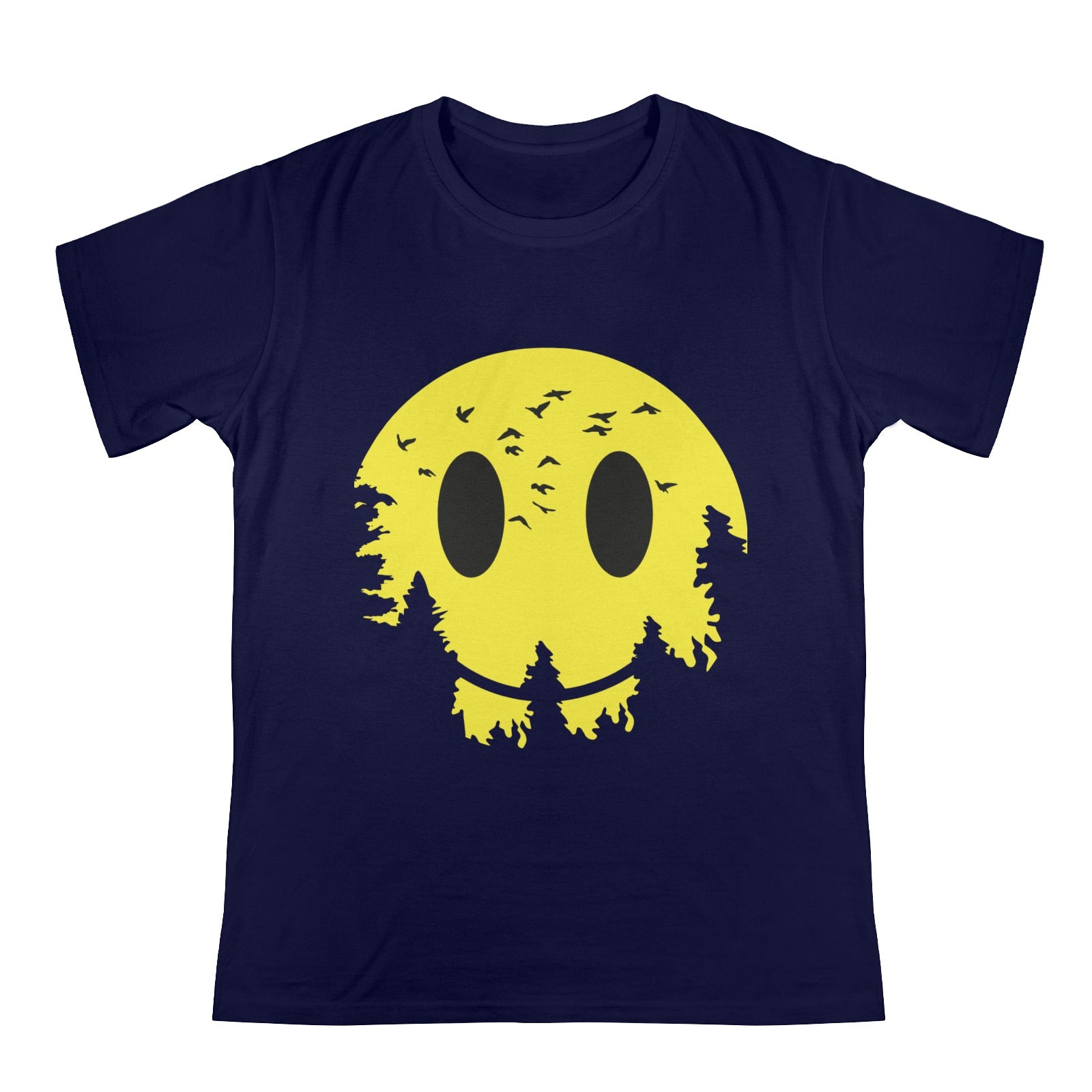 Men's Smile Night Streetwear Classic Fit T-shirt