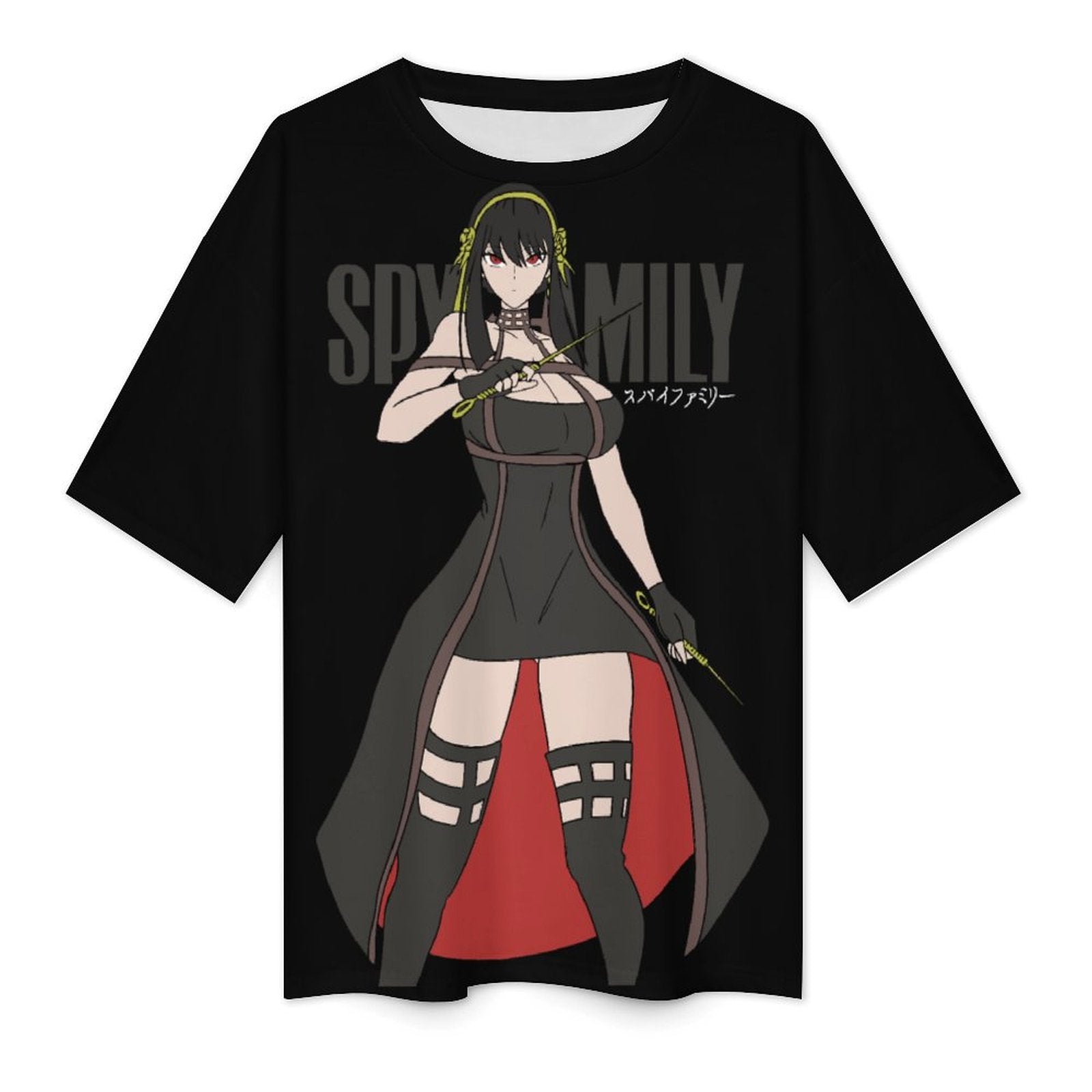 Women's Yor Forger Spy X Family Anime Oversized T-shirt