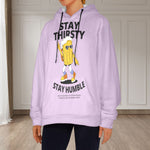 Women's Beer Thirst Abstract Flannel Hoodie