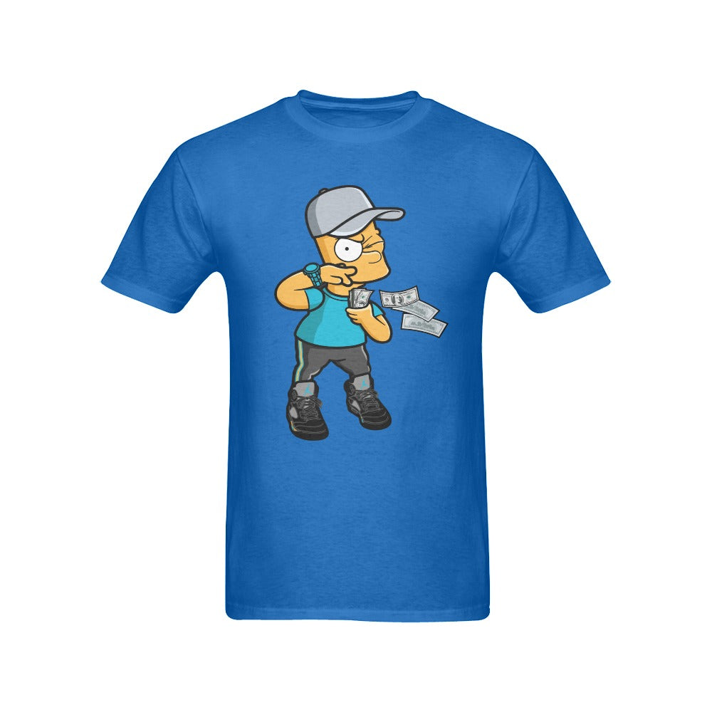 Men's Simpson Money Streetwear Classic Fit T-shirt