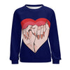 Women's Beautiful Heart Abstract Sweatshirt