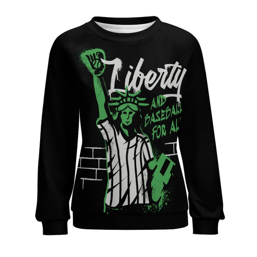Women's Baseball Fan Abstract Sweatshirt
