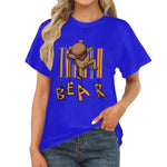 Women's Bear Abstract Classic Fit T-shirt