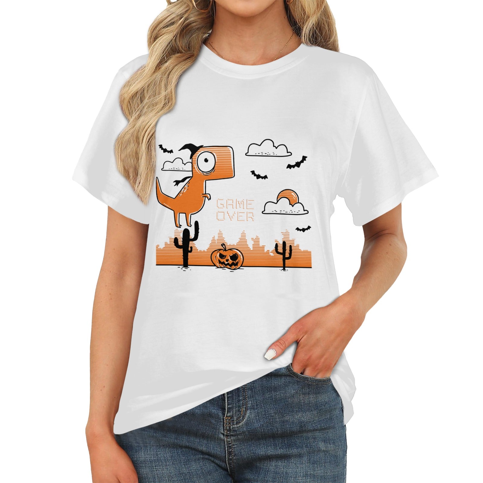 Women's Game Over Abstract Classic Fit T-shirt