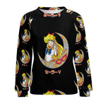 Women's Sailor Moon Pattern Anime Sweatshirt
