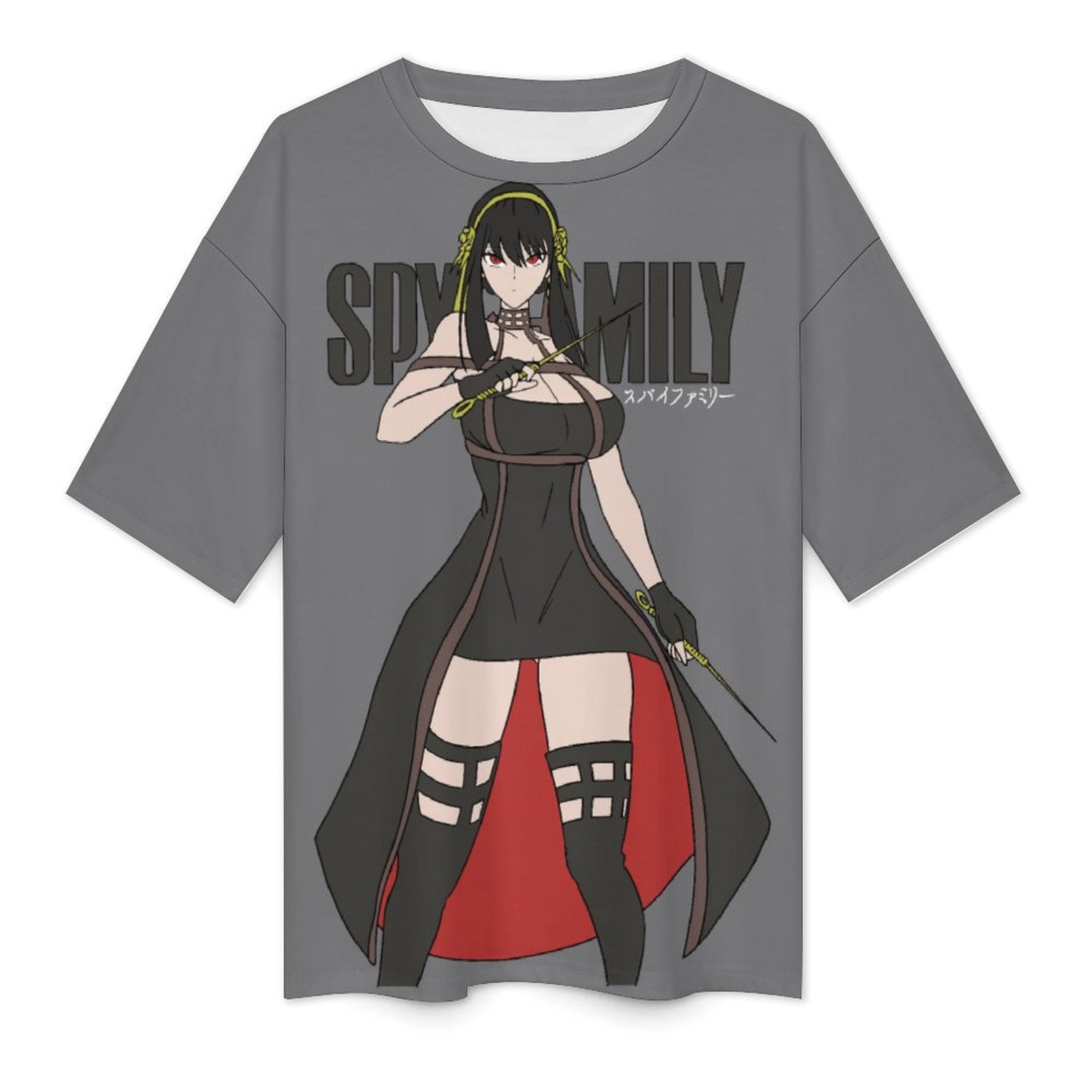 Women's Yor Forger Spy X Family Anime Oversized T-shirt