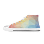 Men's RGB Prism Abstract High Top Shoes