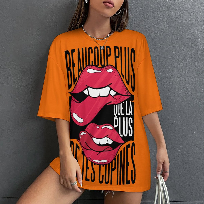 Women's Beaucoup Plus Acid & Punk Oversized T-shirt