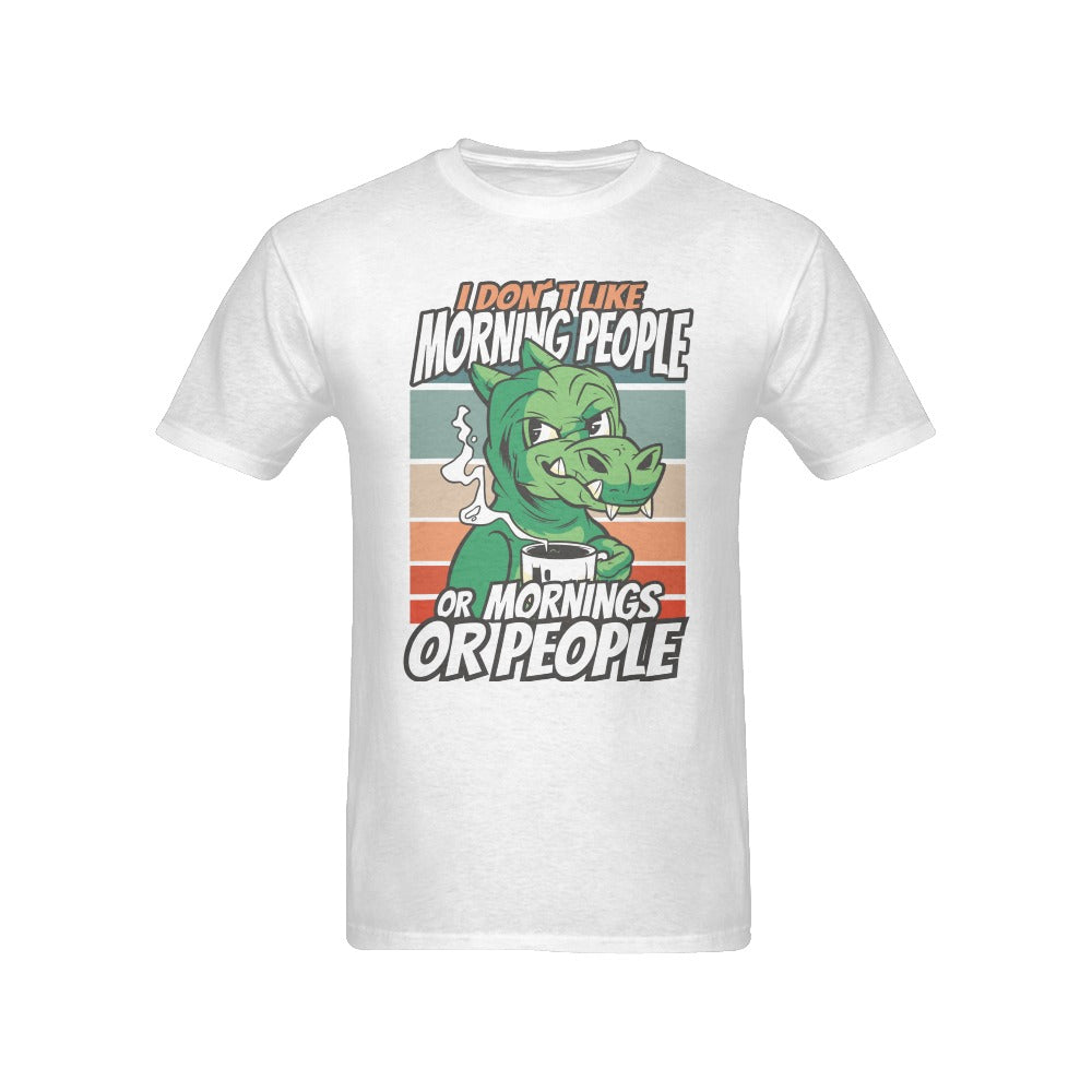Men's Morning People Streetwear Classic Fit T-shirt