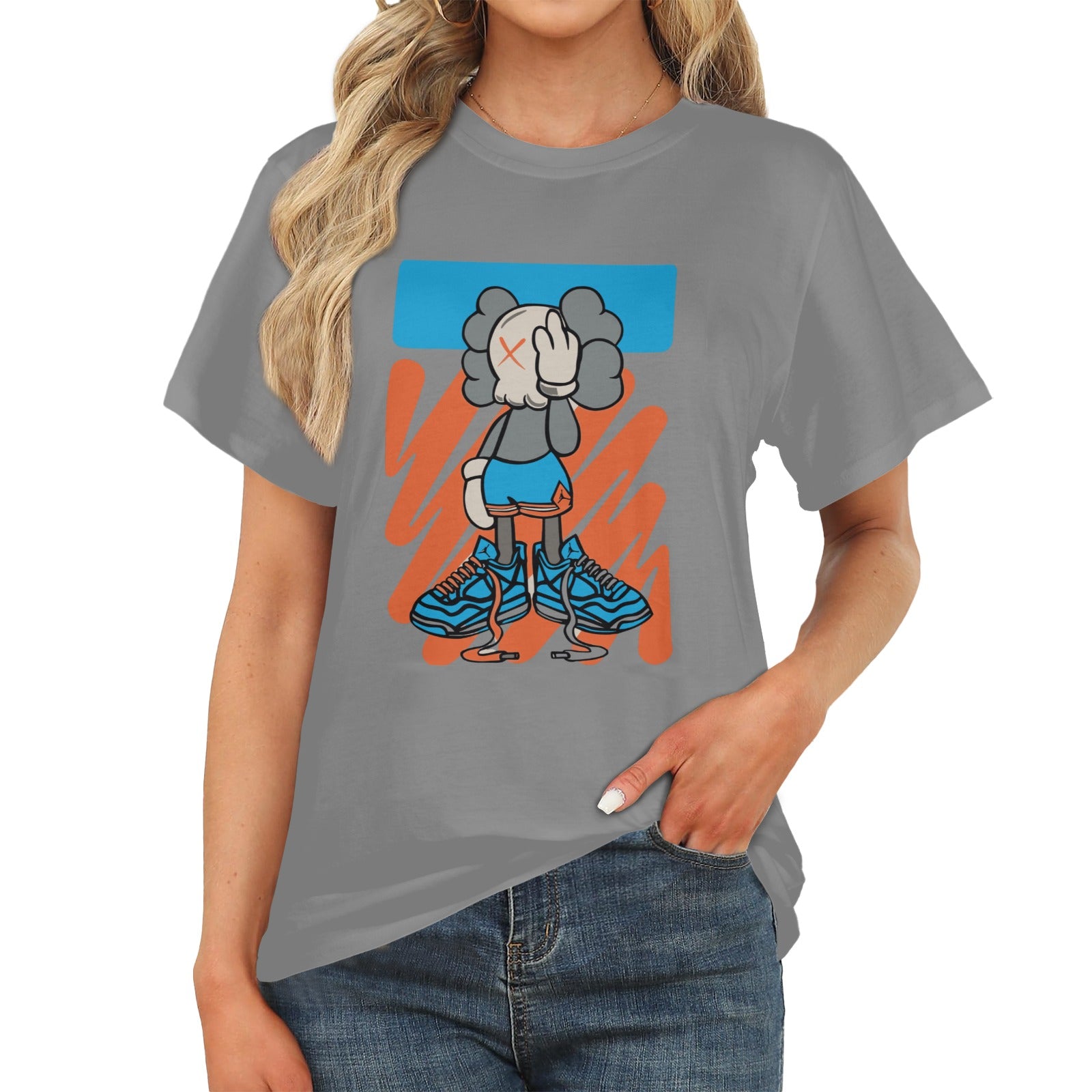 Women's Dumb Skull Streetwear Classic Fit T-shirt