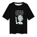 Men's Shove it Up! Typography Oversized T-shirt