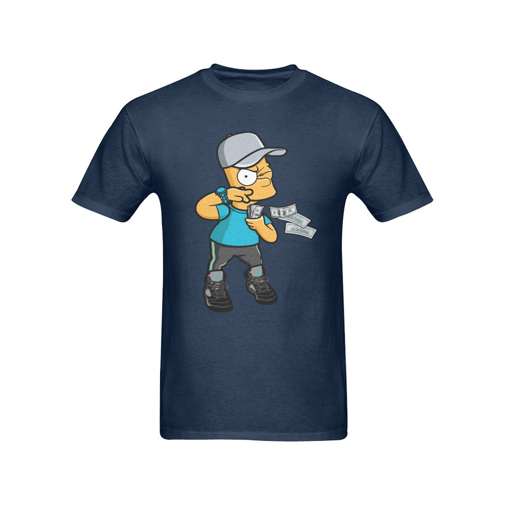 Men's Simpson Money Streetwear Classic Fit T-shirt