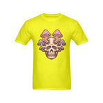 Men's Mushroom Skull Streetwear Classic Fit T-shirt