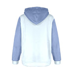 Women's Alice Blue & UCLA Blue Solid Flannel Hoodie