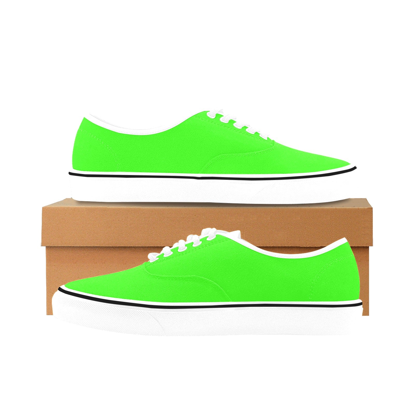 Women's Neon Greens Solid Low Top Shoes