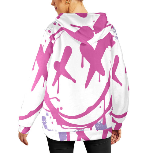 Women's Street Ink Streetwear Flannel Hoodie