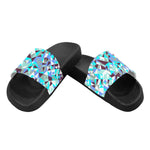Men's Crystal Shard Abstract Slider Sandals