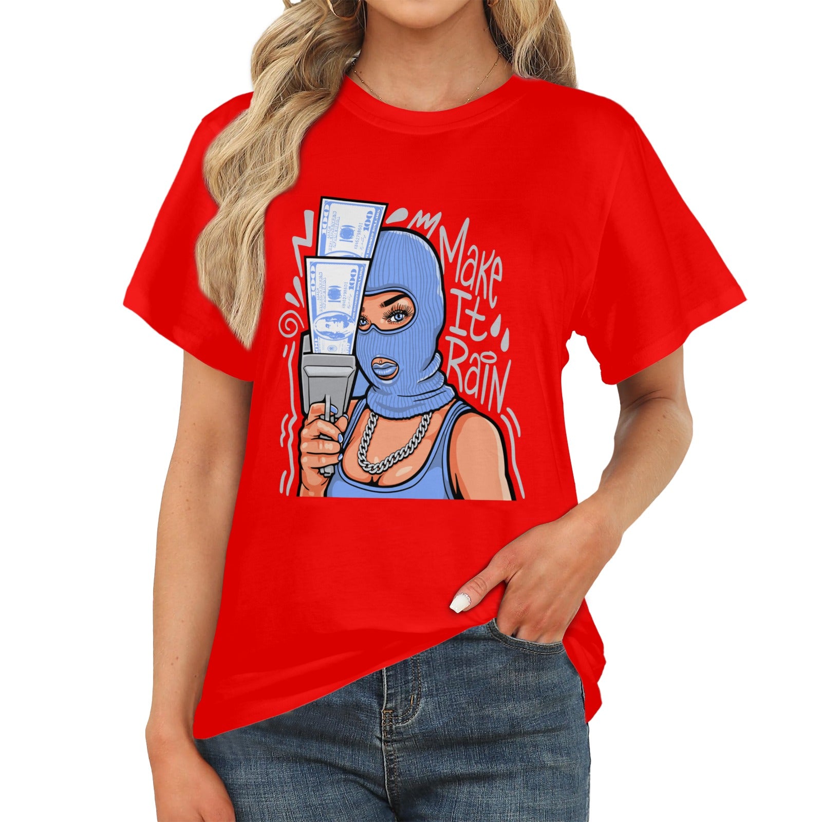 Women's Money Gang Only Streetwear Classic Fit T-shirt