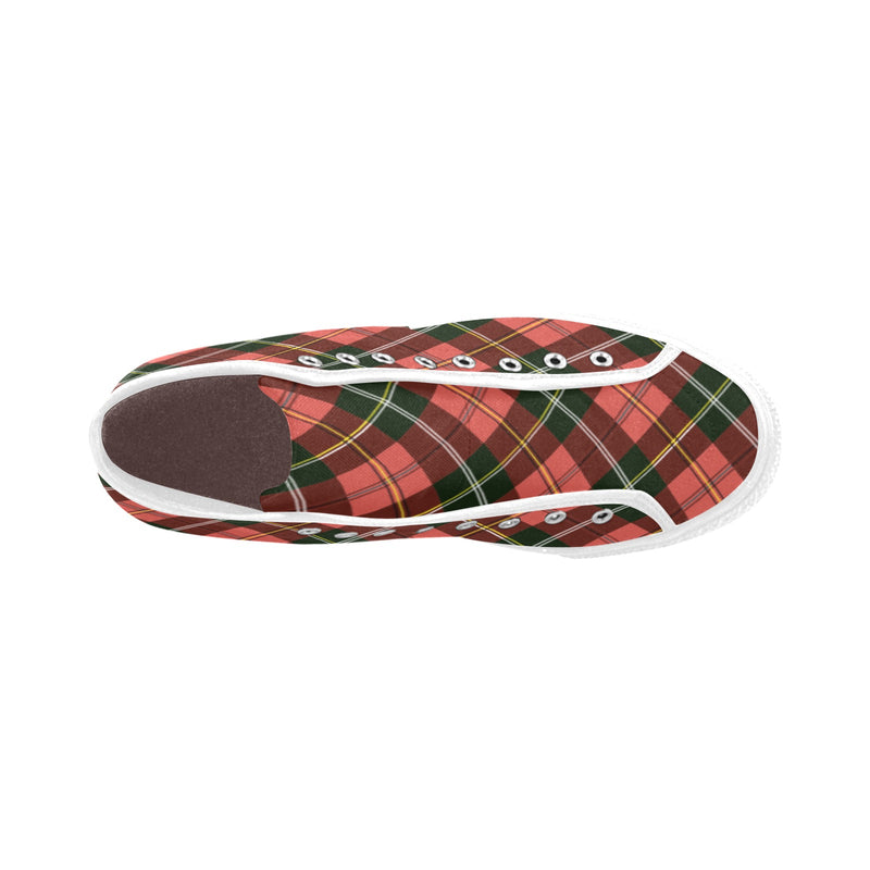 Men's Tartan Blaze Abstract High Top Shoes