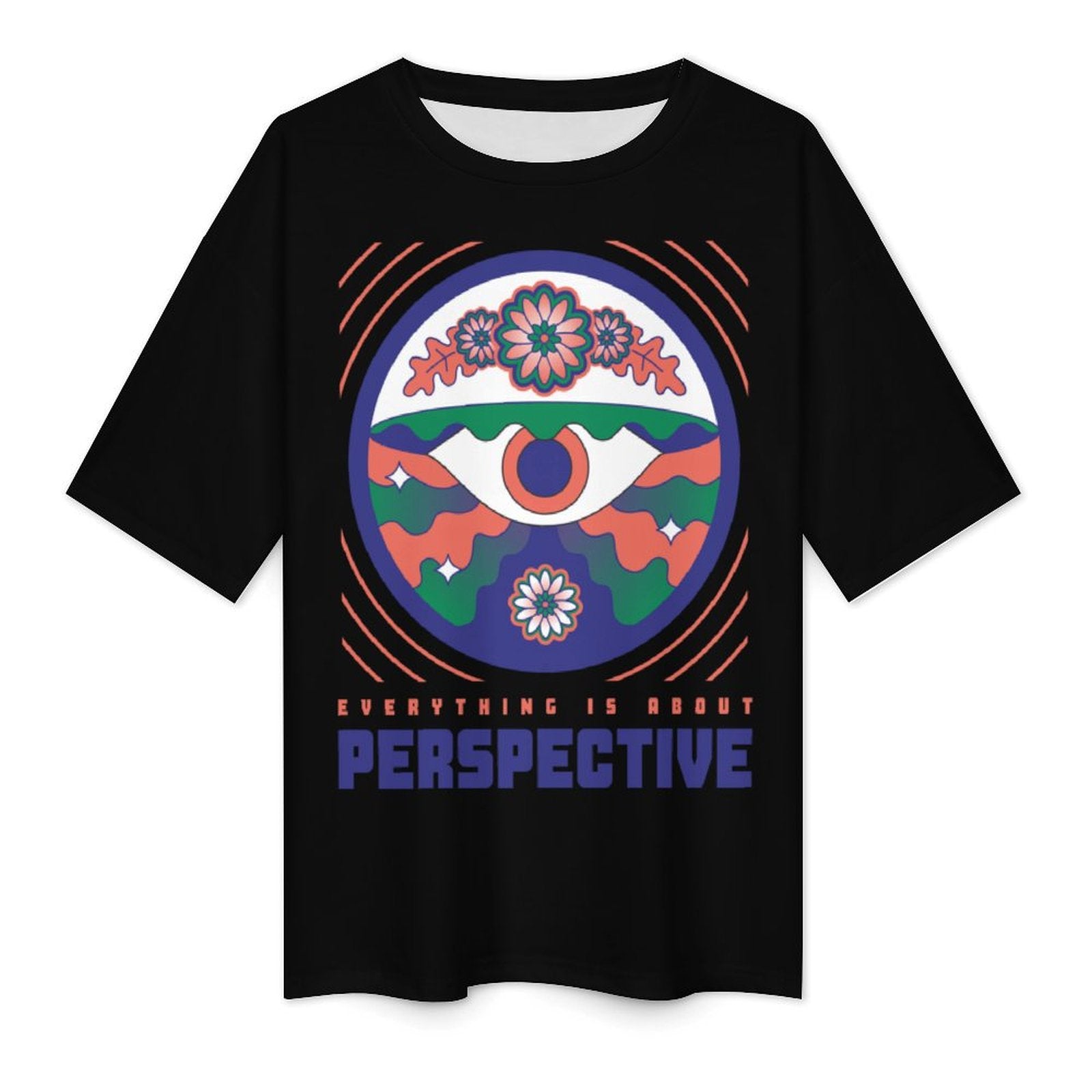 Women's 3rd Eye Perspective Acid & Punk Oversized T-shirt