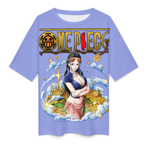 Women's Boa Hancock One Piece Anime Oversized T-shirt